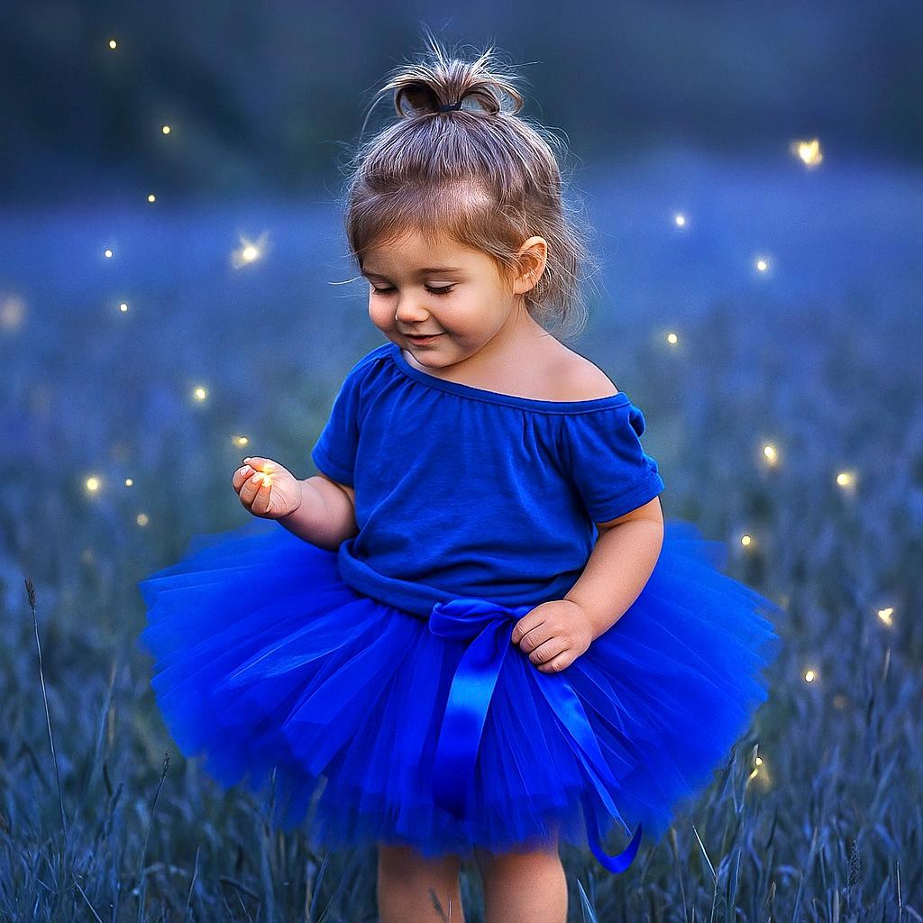 Royal Blue Tutu Skirt