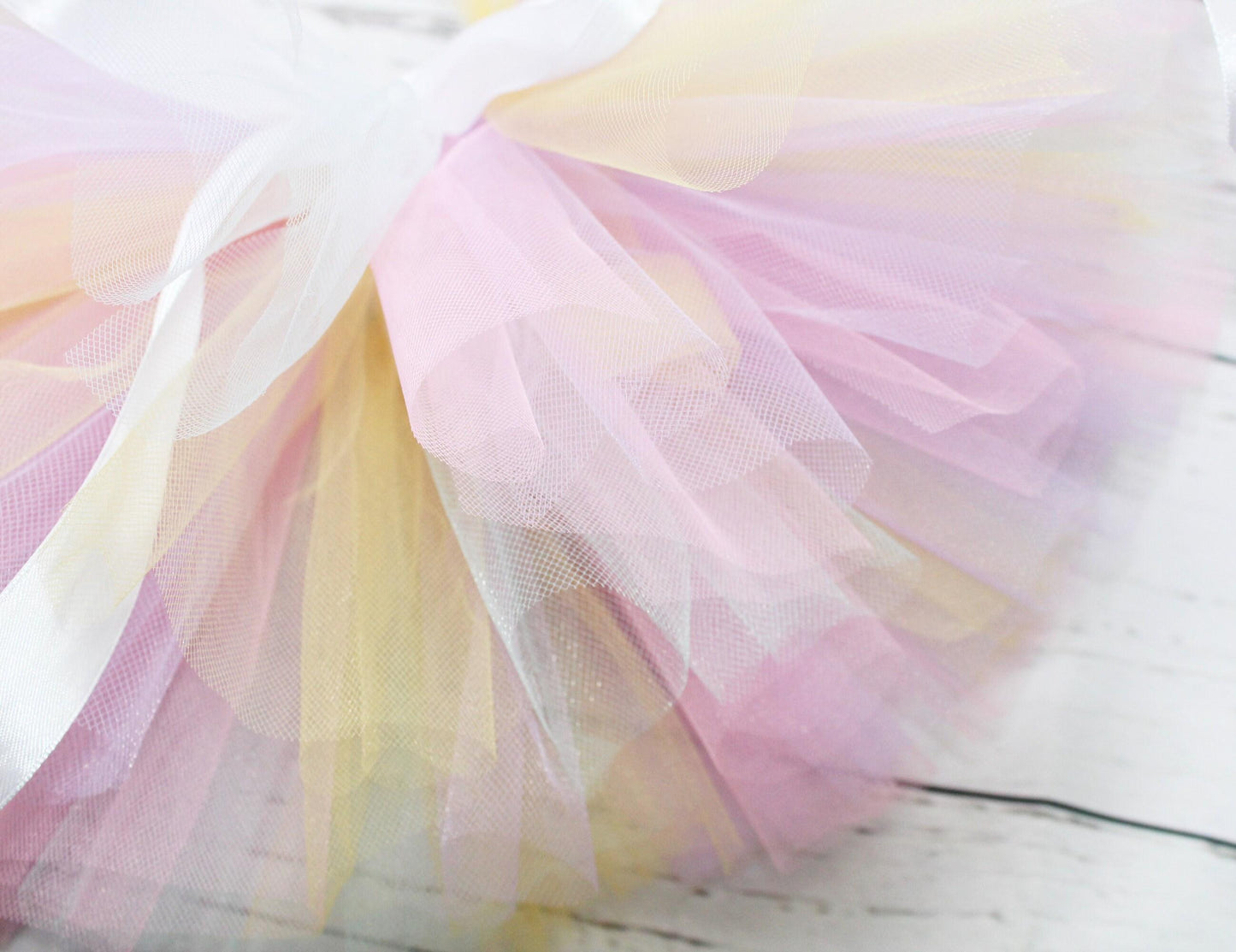 Rainbow Tutu - Super Fluffy Pastel Birthday Skirt