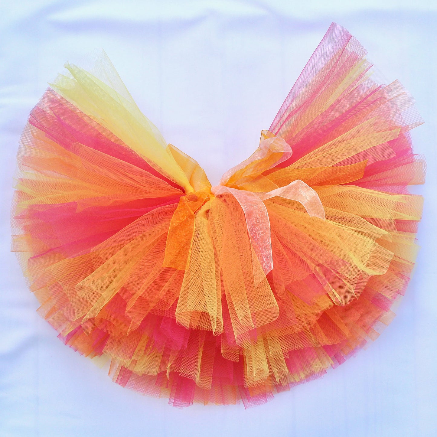 Tutti Frutti Tutu Skirt in Pink Orange & Yellow
