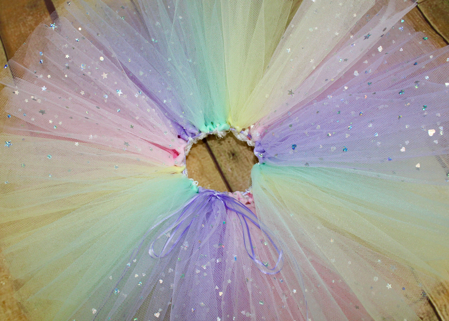 Pastel Sparkly Rainbow Tutu
