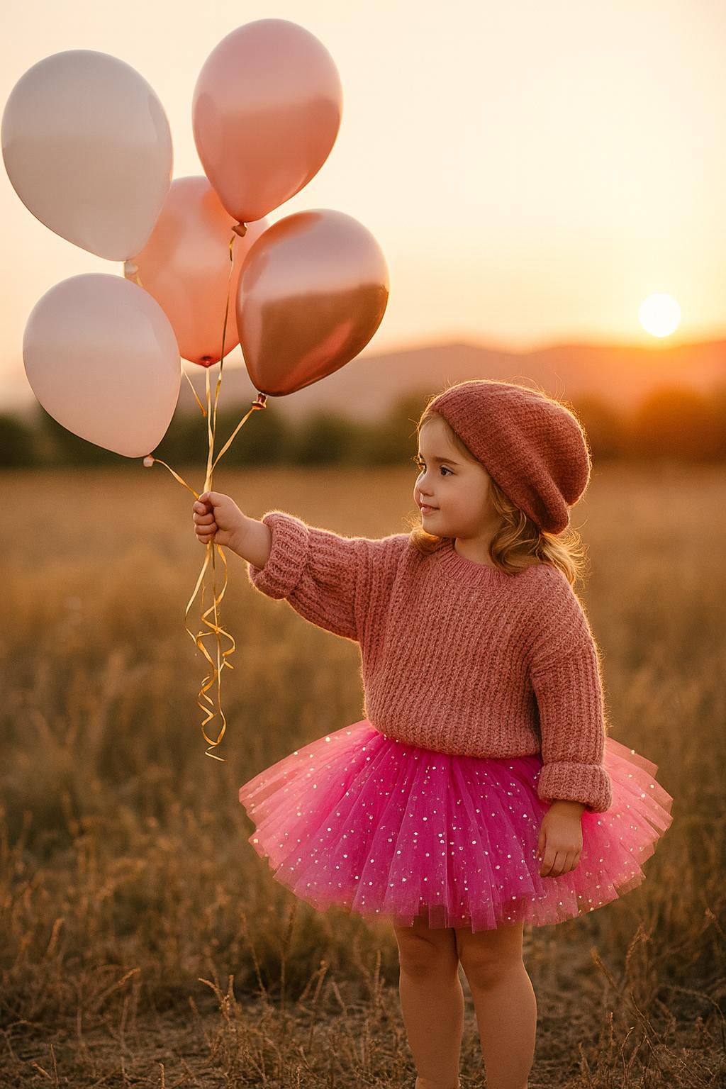 Sparkly Hot Pink Tutu Skirt