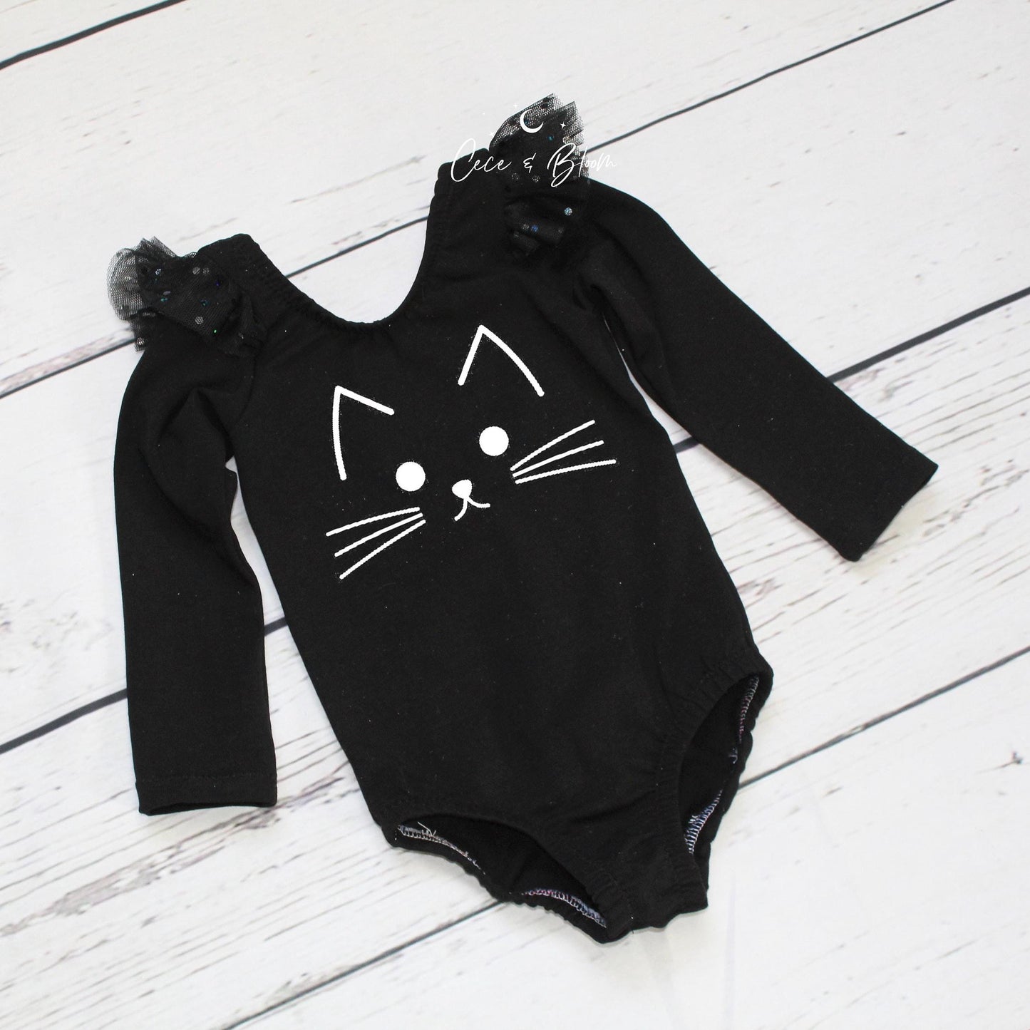 Girls Black Cat Halloween Costume