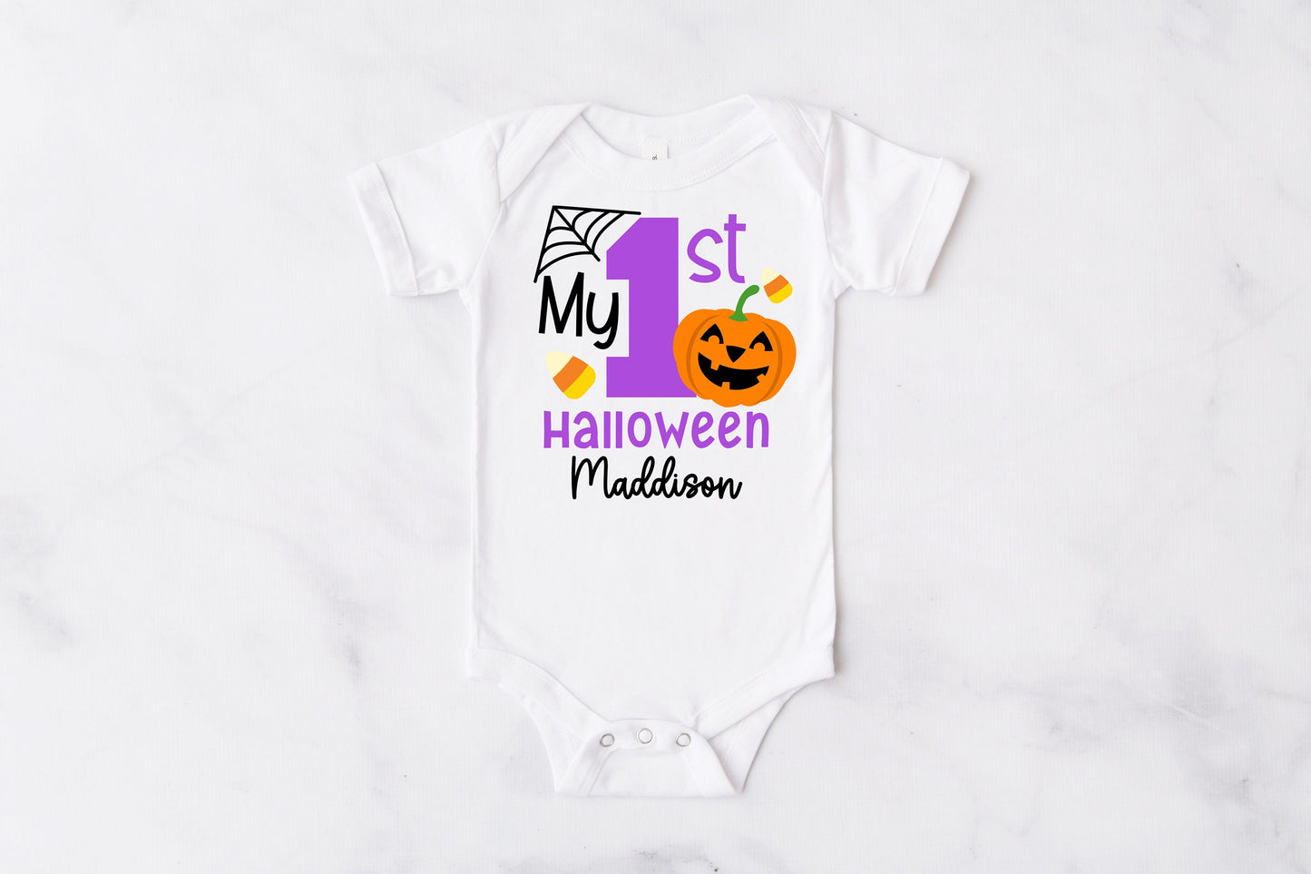 Purple First Halloween Outfit