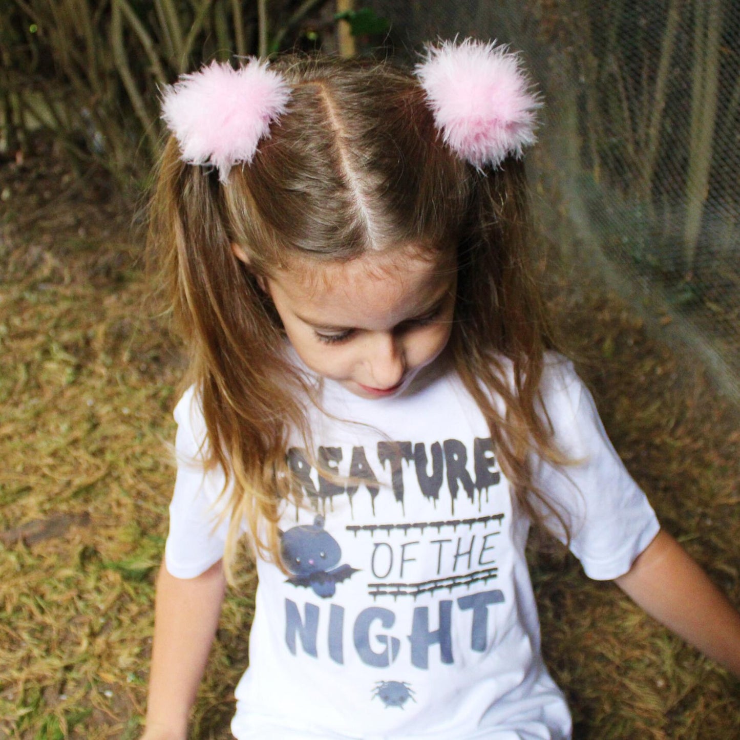 Pink Fluffy Hair Ties - Set of 2