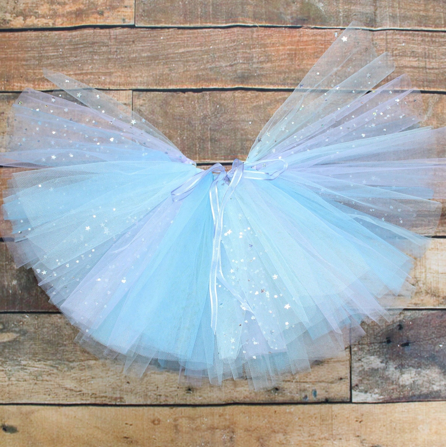 Sparkly Pale Blue & Lilac Tutu Skirt