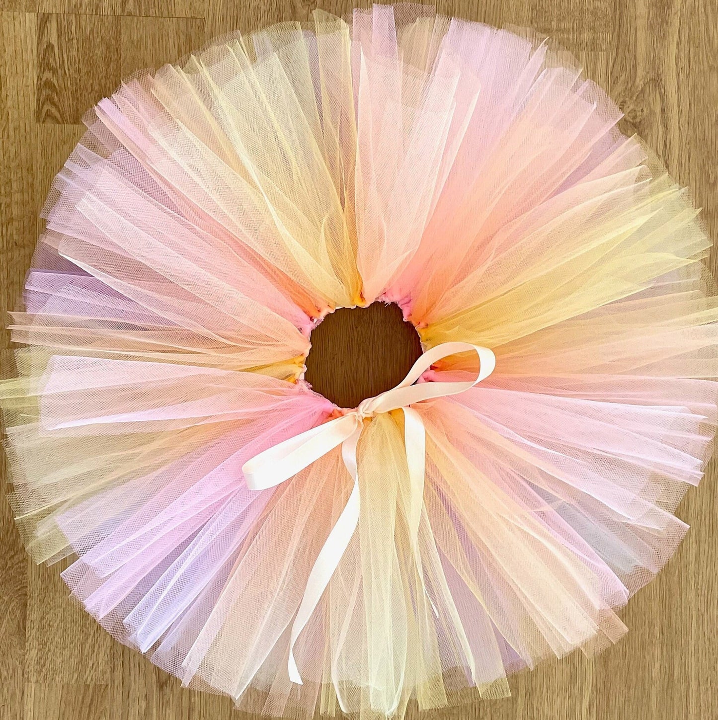 Pastel Lilac, Pink, Yellow & Peach Tutu