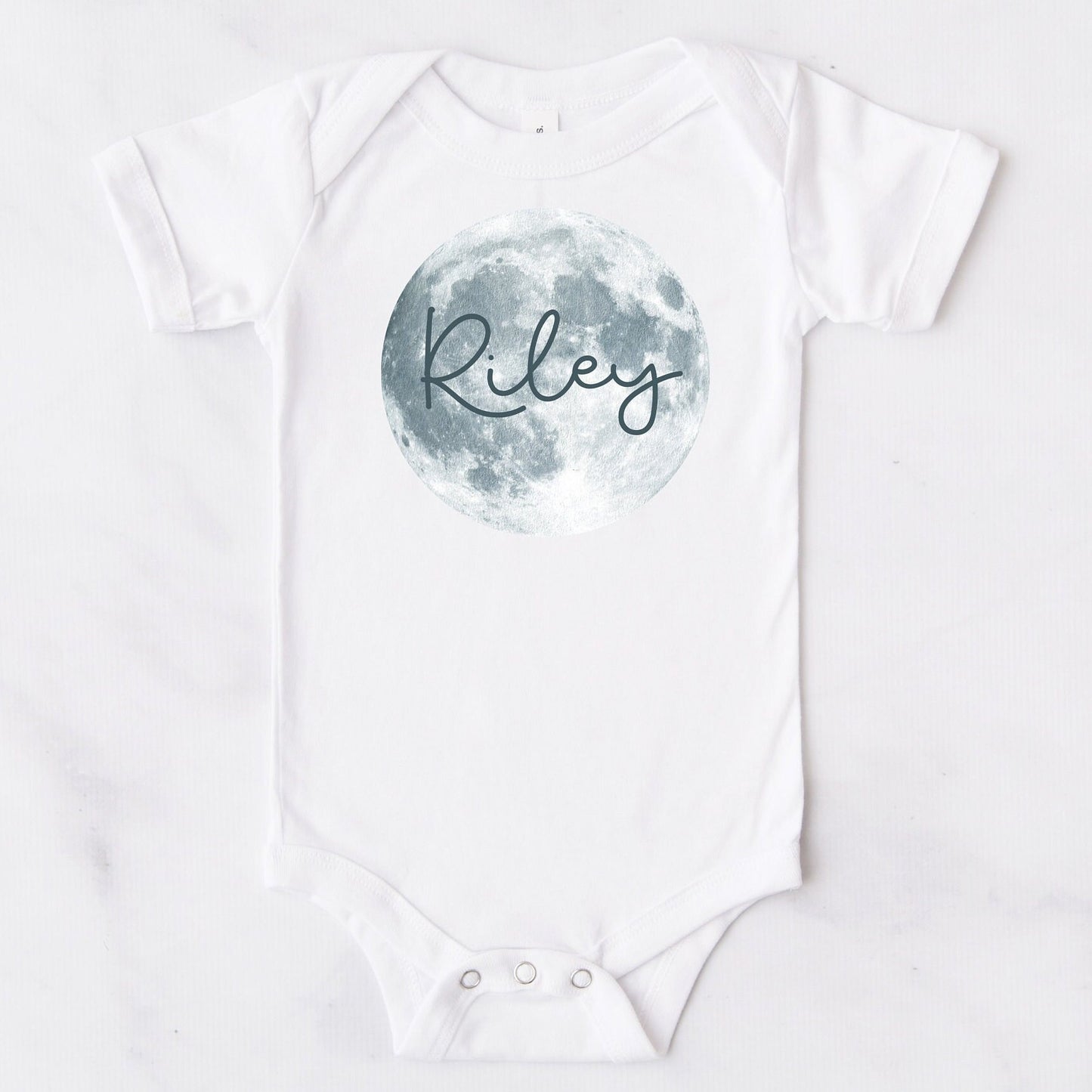 Personalised Moon Baby Bodysuit