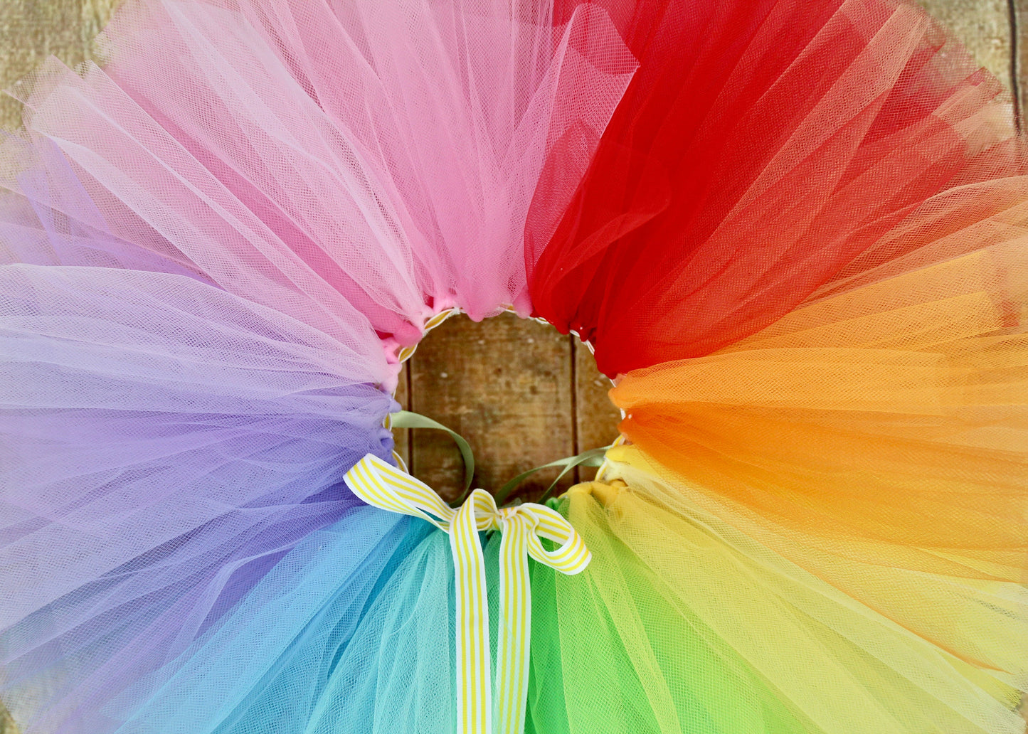 Girls Bright Rainbow Tutu