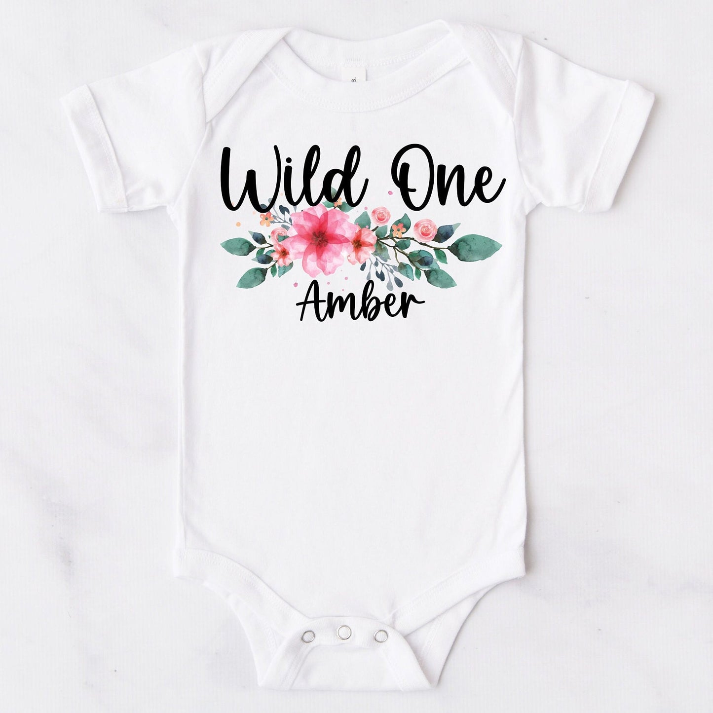 Personalised Wild One Bodysuit