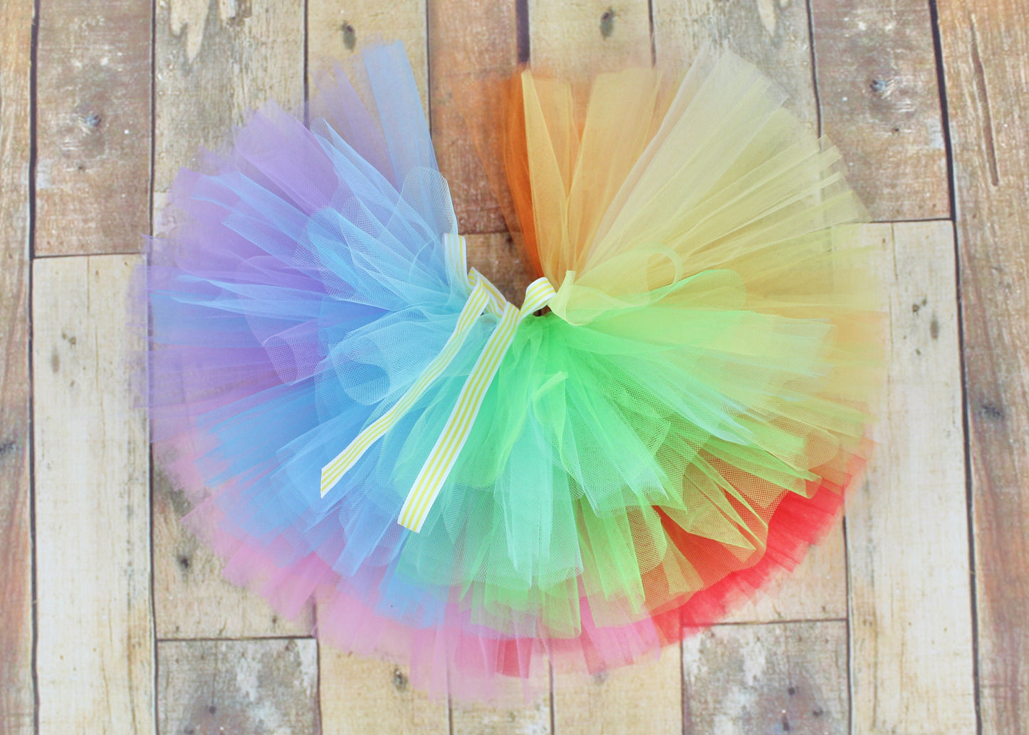 Girls Bright Rainbow Tutu