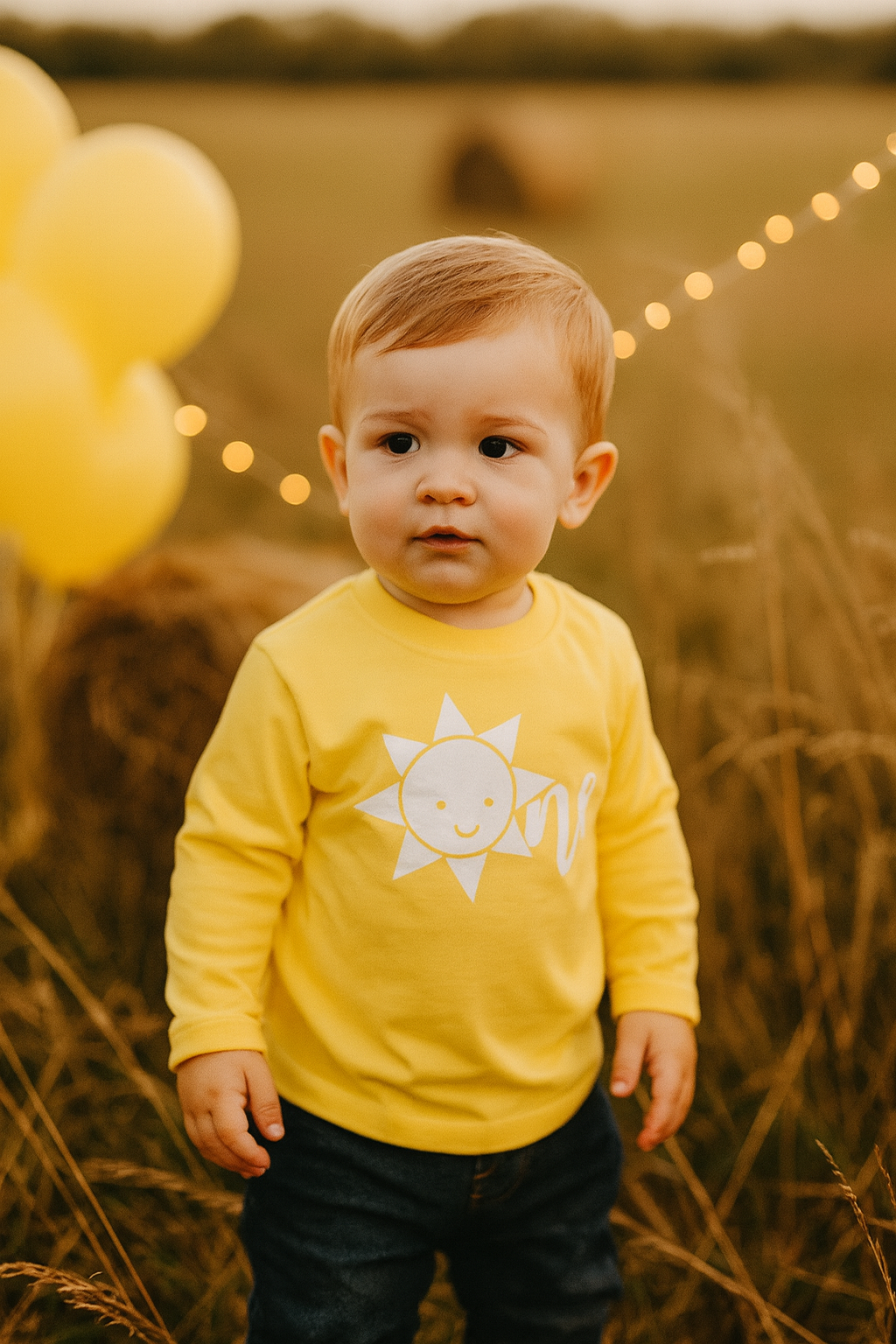 Yellow Sunshine 'One' Birthday T-shirt