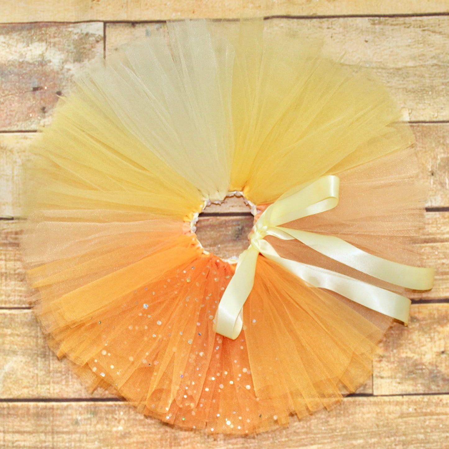 Ombre Yellow & Orange Tutu Skirt