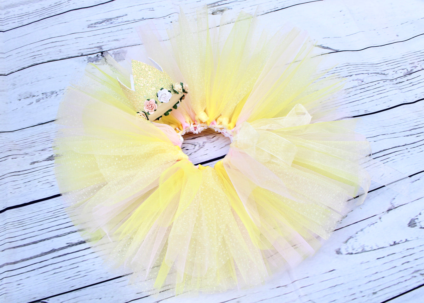 Pink Lemonade Tutu & Crown Set
