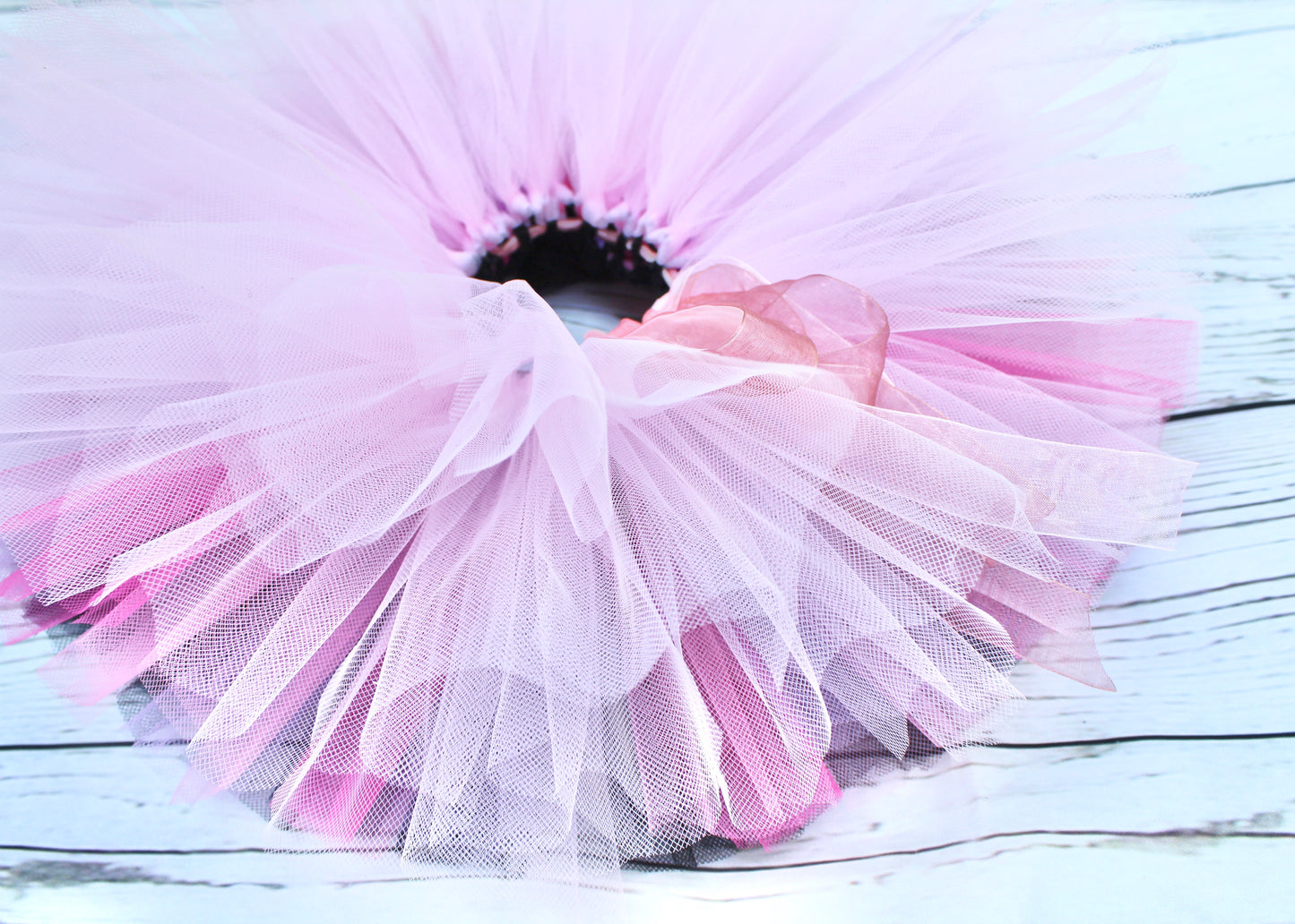 Pink & Black Tutu & Crown Set