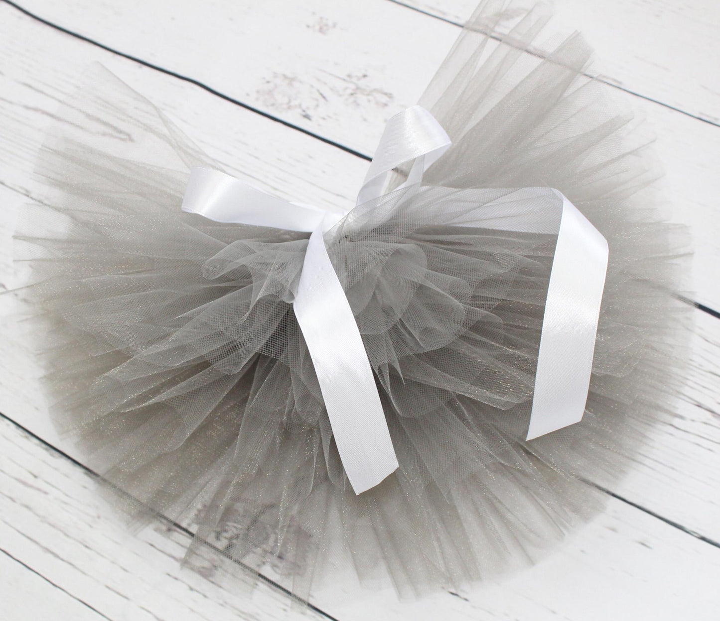 Girls Smokey Grey Tulle Tutu Skirt