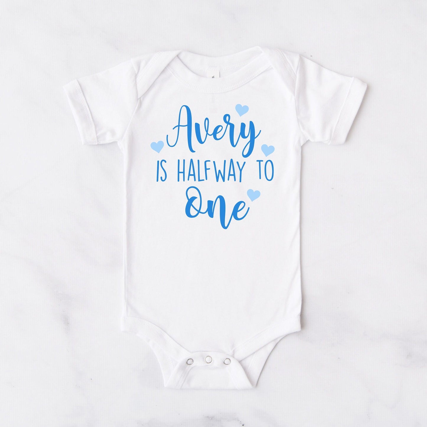 Half Birthday Blue & Teal Tutu Set