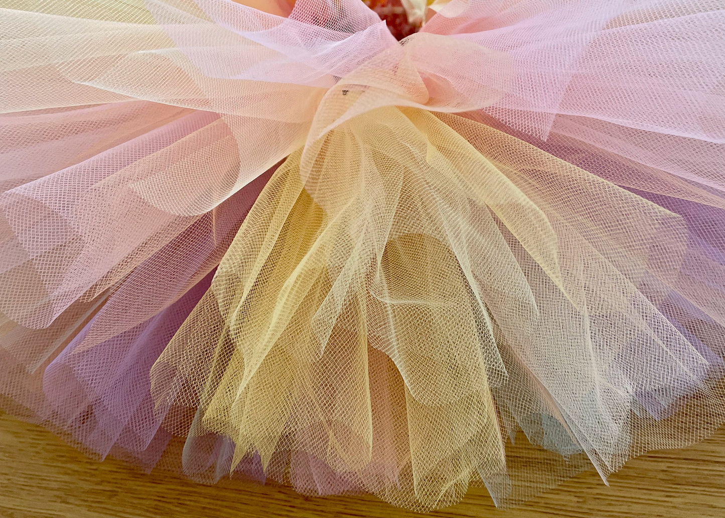 Pastel Lilac, Pink, Yellow & Peach Tutu