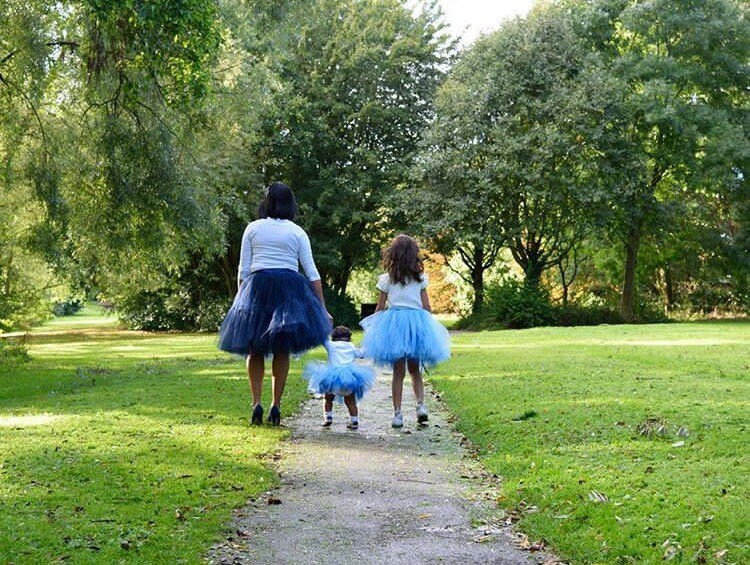 Blue Ombre Tutu Skirt
