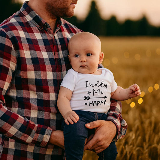 Daddy + Me = Happy Bodysuit