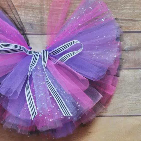 Witchy Pink & Purple Tutu Skirt