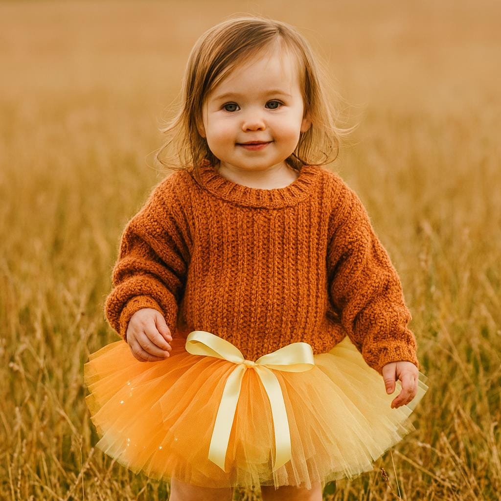 Orange & Yellow Ombre Tutu Skirt