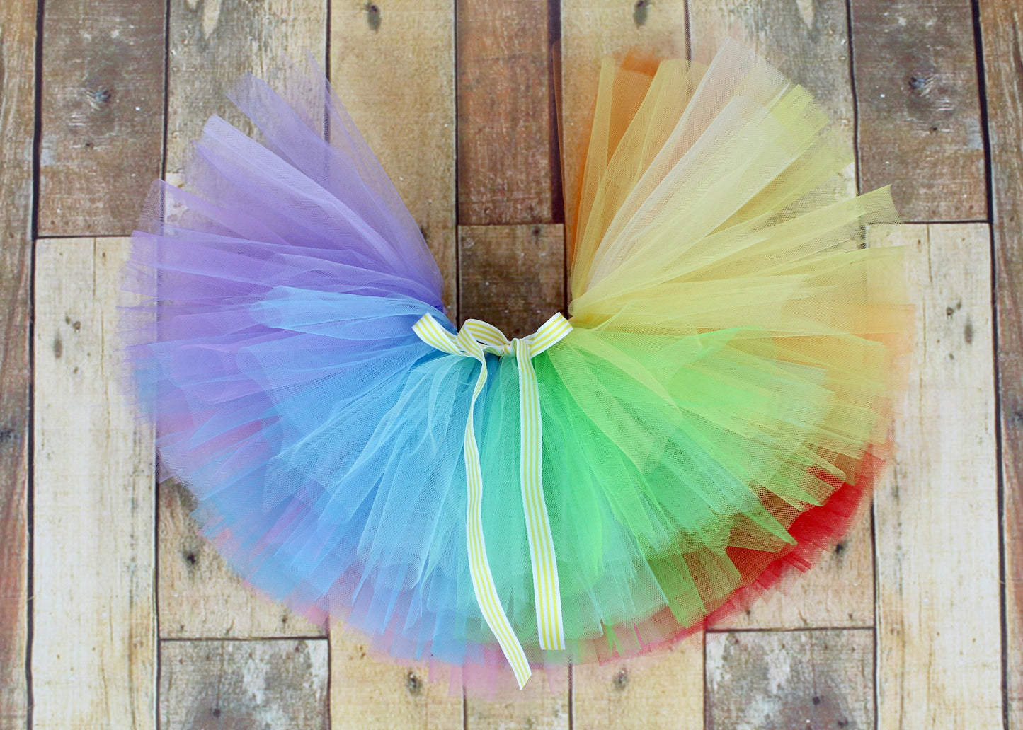 Girls Bright Rainbow Tutu