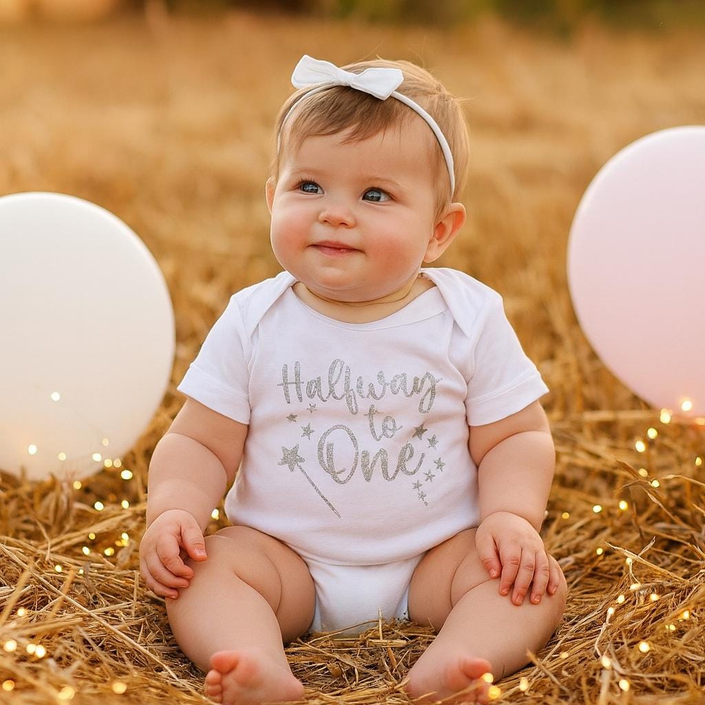 Fairy Wand Half Birthday Bodysuit