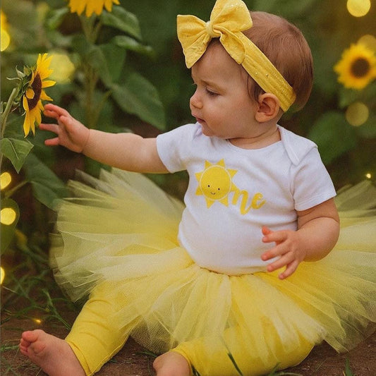 Sunshine First Birthday Outfit