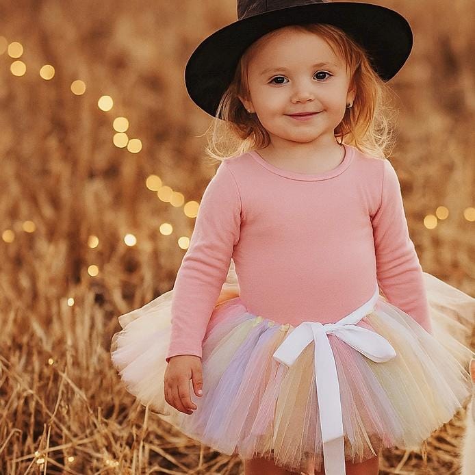 Pastel Rainbow Witch Tutu