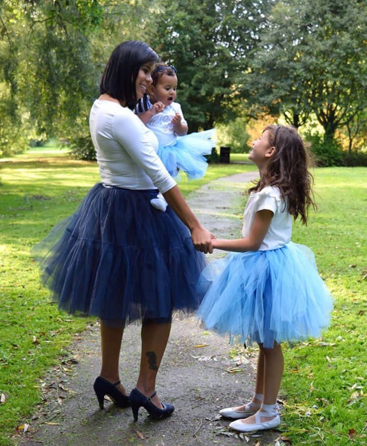 Blue Ombre Tutu Skirt