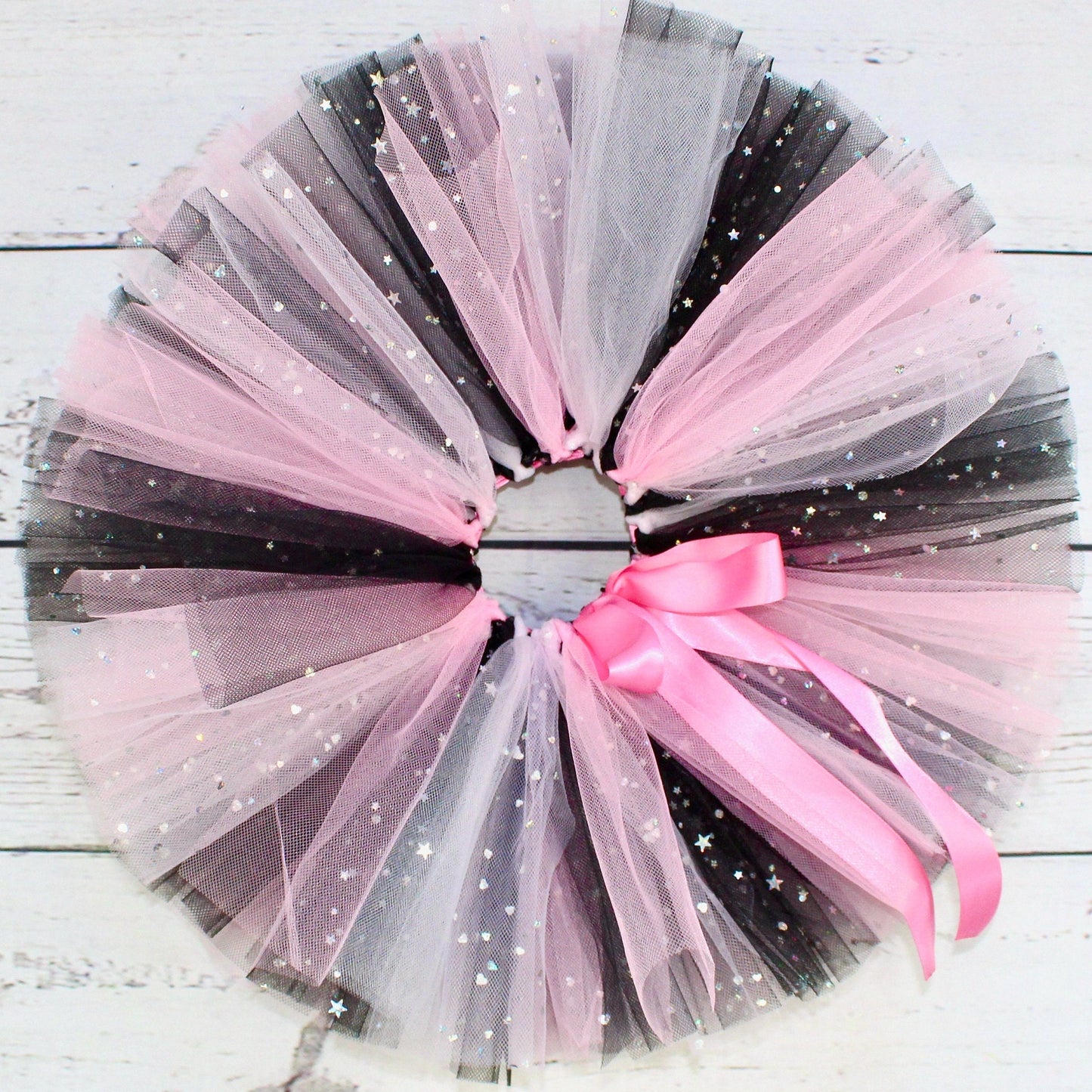 Black & Pink Tutu Skirt