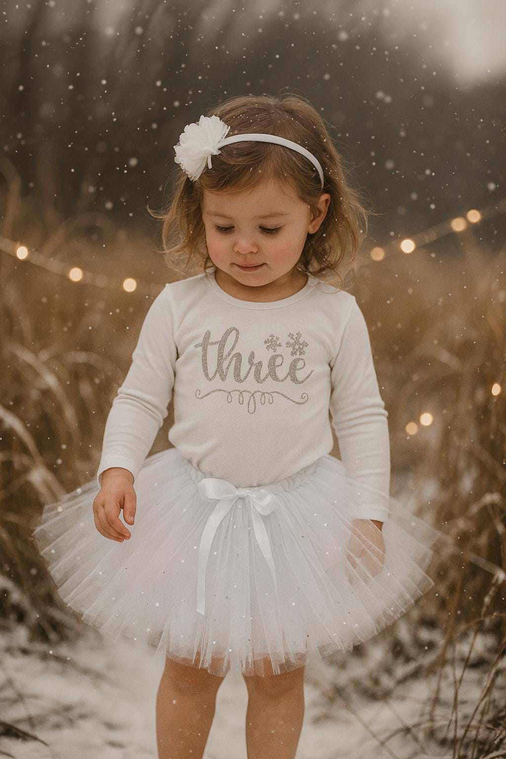 3rd Birthday Winter Tutu Outfit