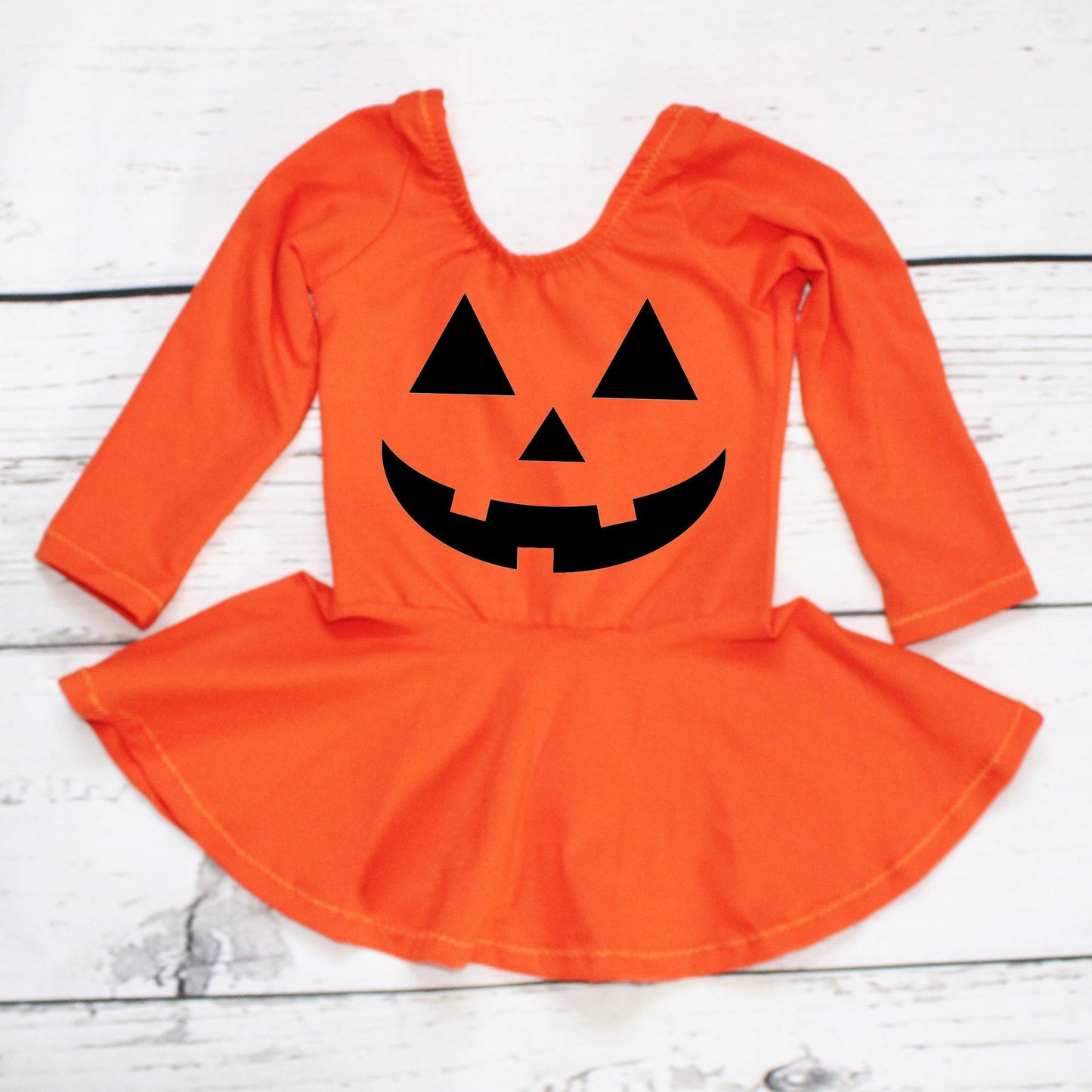 Girls Pumpkin Dress