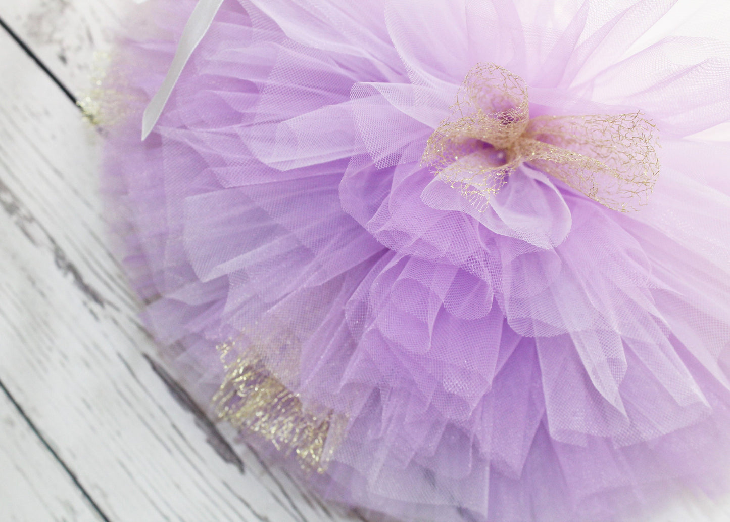 Lavender Gold Sparkle Tutu