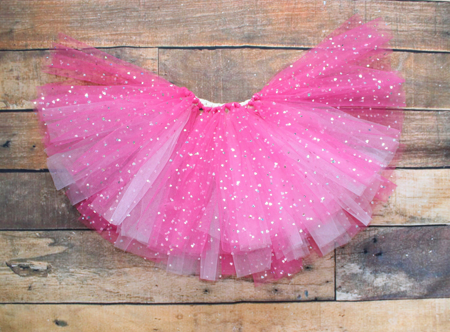 Sparkly Hot Pink Tutu Skirt