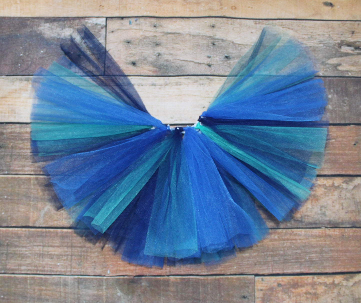 Half Birthday Blue & Teal Tutu Set