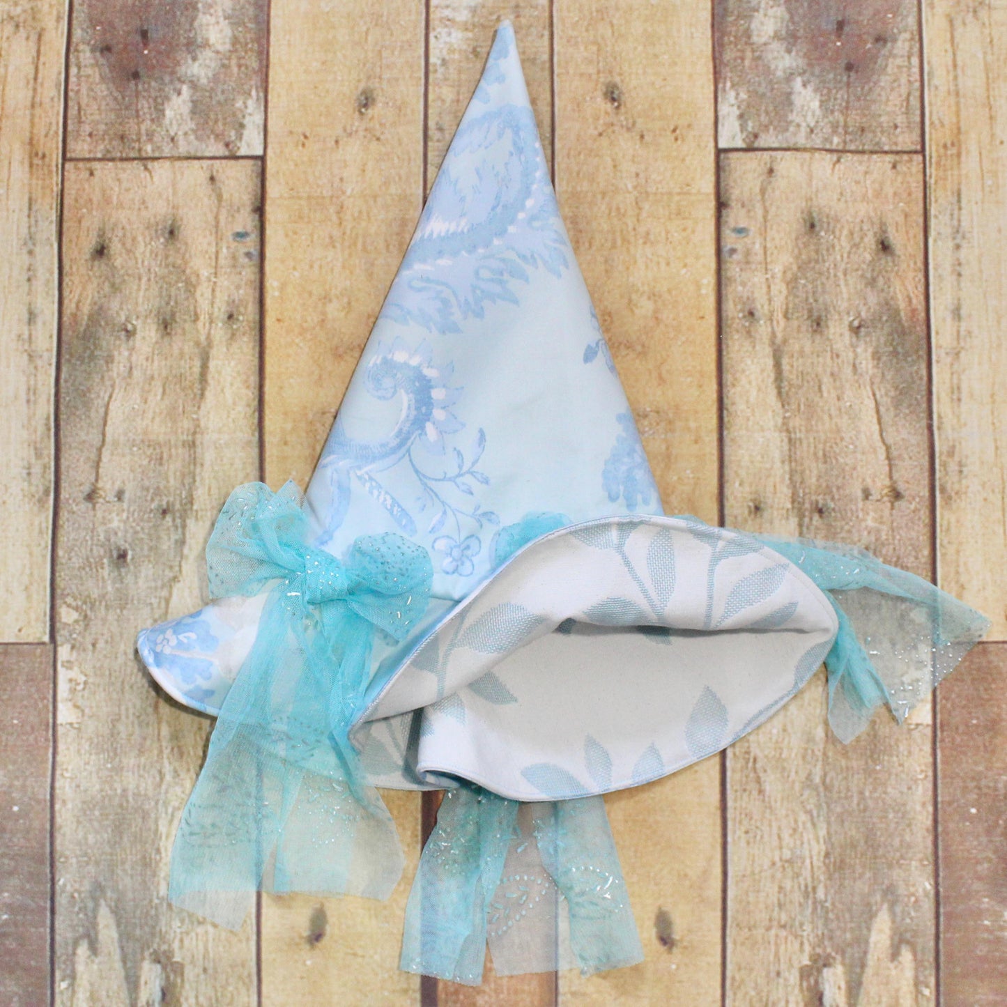 Blue Witches Hat - Upcycled Kids Costume, Halloween Party