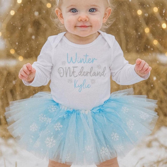 Girls Winter Onederland Tutu Outfit
