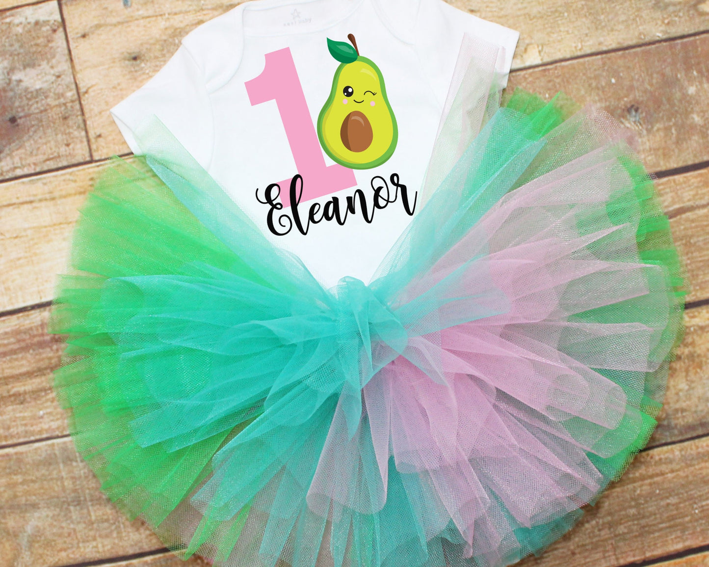 Avocado First Birthday Outfit
