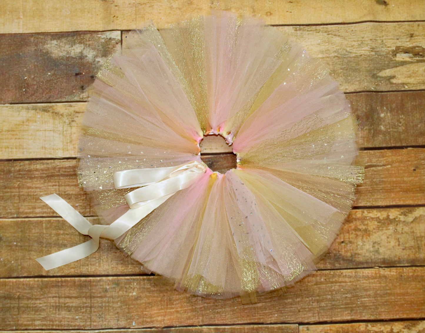 1st Birthday Outfit - Pink Gold Lemon Yellow