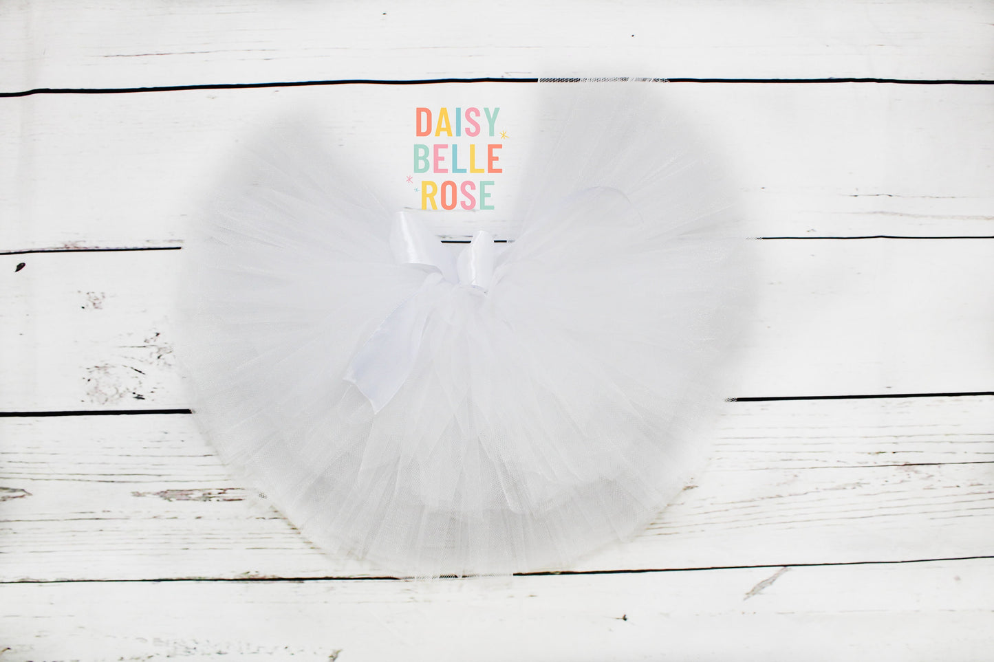 White & Rose Gold 1st Birthday Tutu Outfit