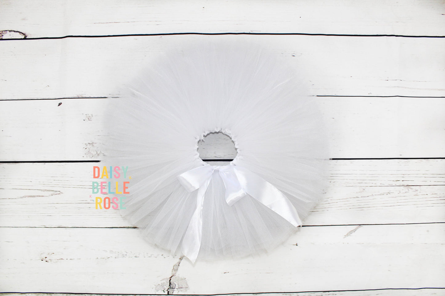 White & Rose Gold 1st Birthday Tutu Outfit