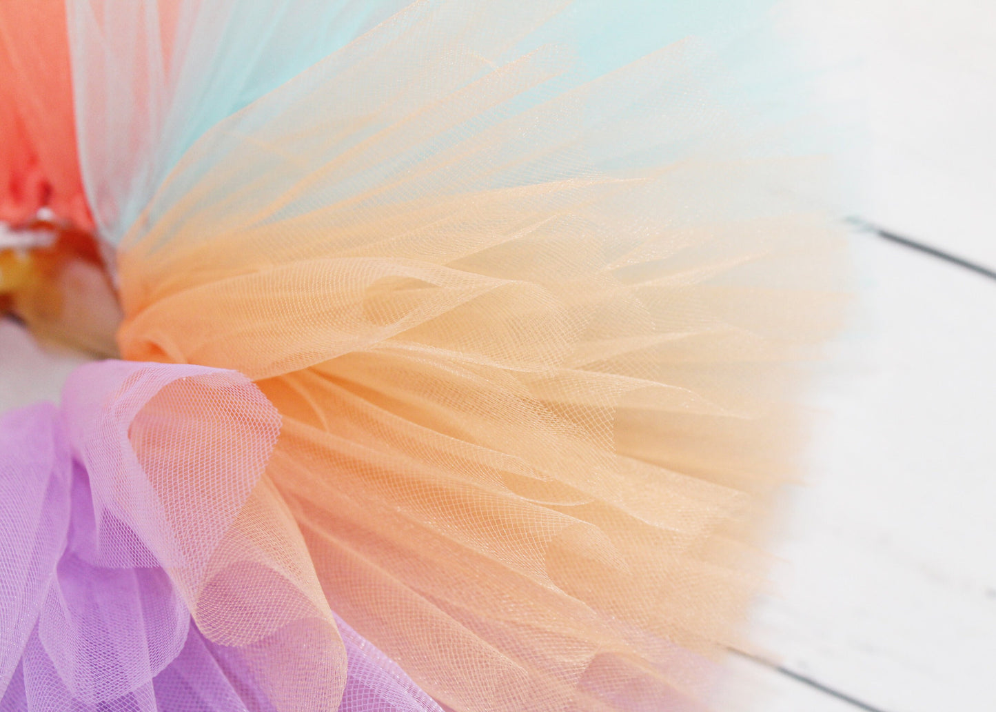 Personalised 1st Birthday Colourful Tutu Outfit