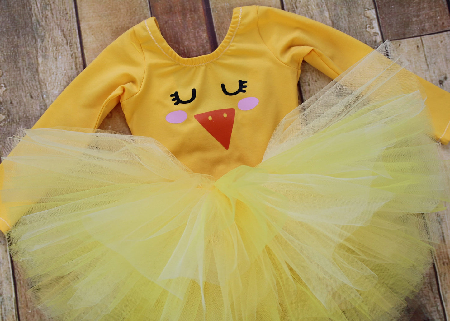 Girls Easter Chick Dressing Up Costume