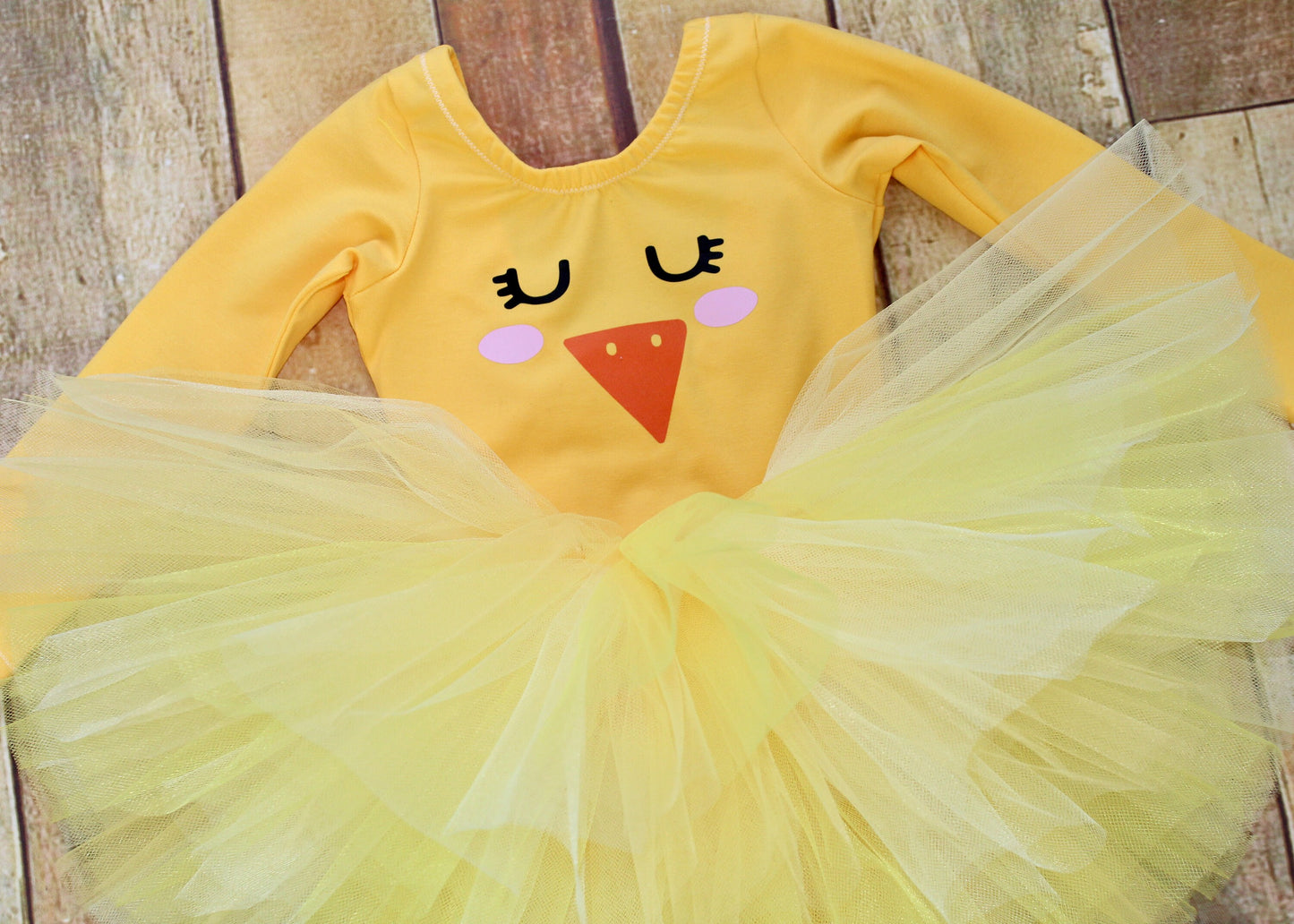 Girls Easter Chick Dressing Up Costume