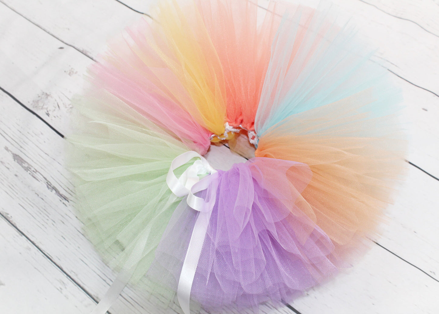 Personalised 1st Birthday Colourful Tutu Outfit