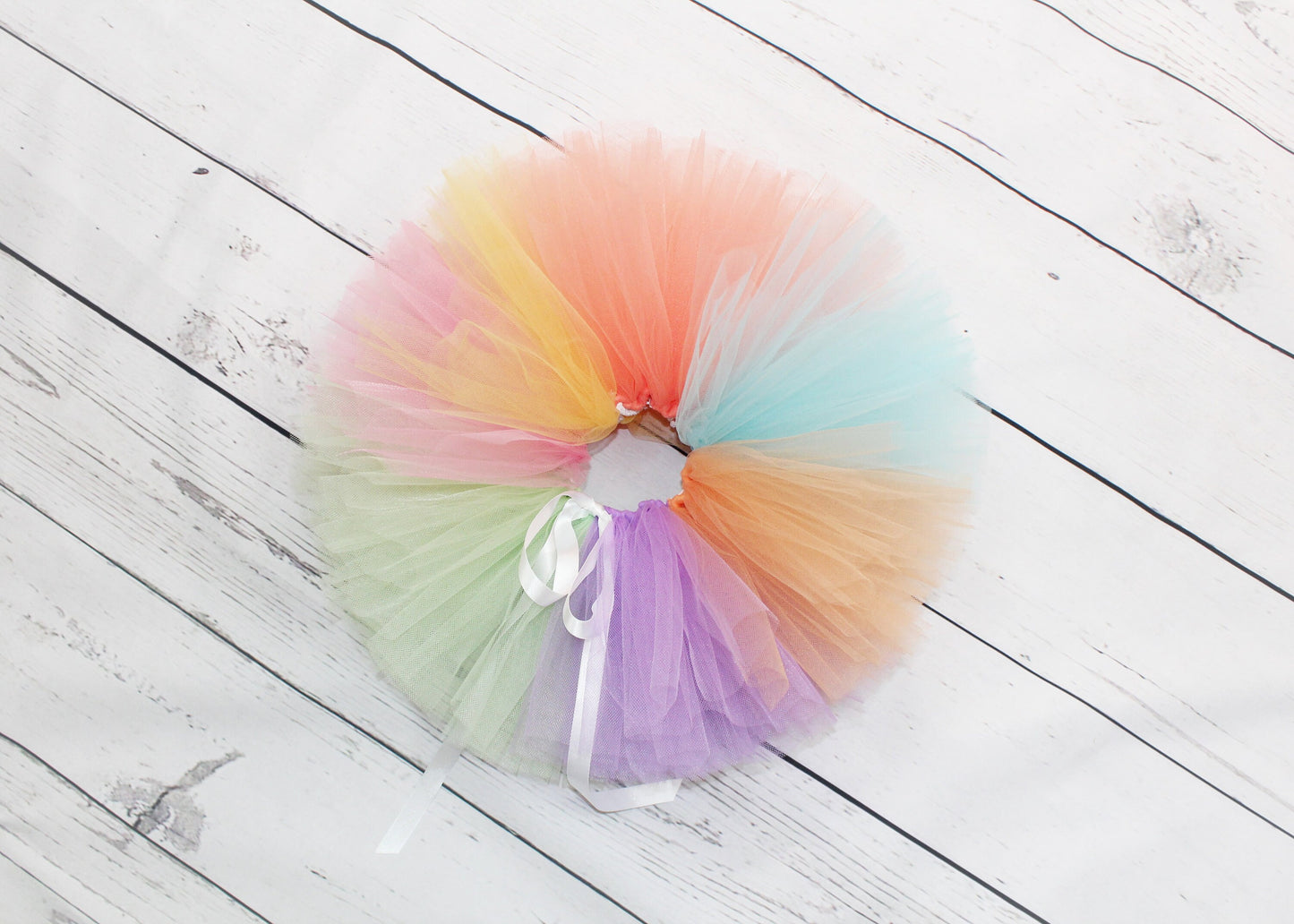 Personalised 1st Birthday Colourful Tutu Outfit
