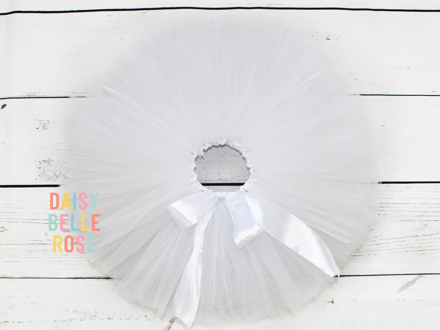 White & Rose Gold 1st Birthday Tutu Outfit