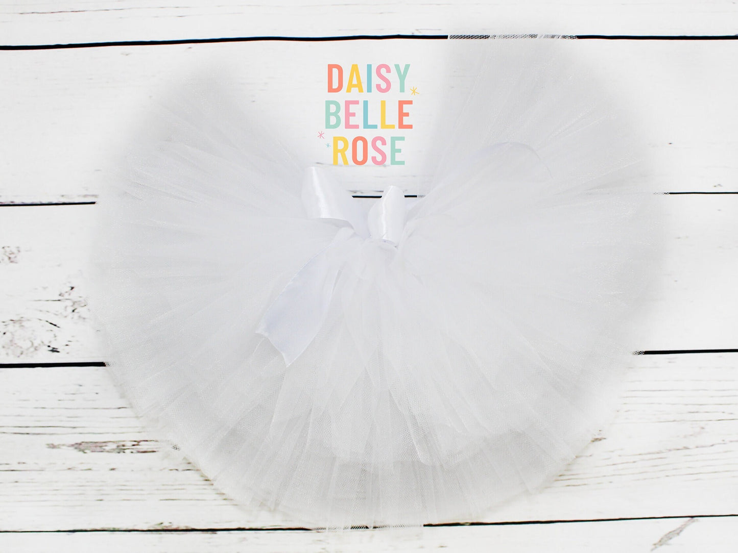 White & Rose Gold 1st Birthday Tutu Outfit