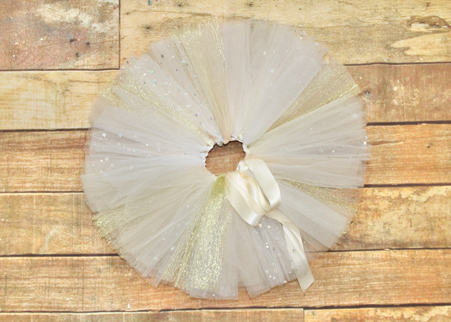 Baby Girl Merry Christmas Champagne Outfit